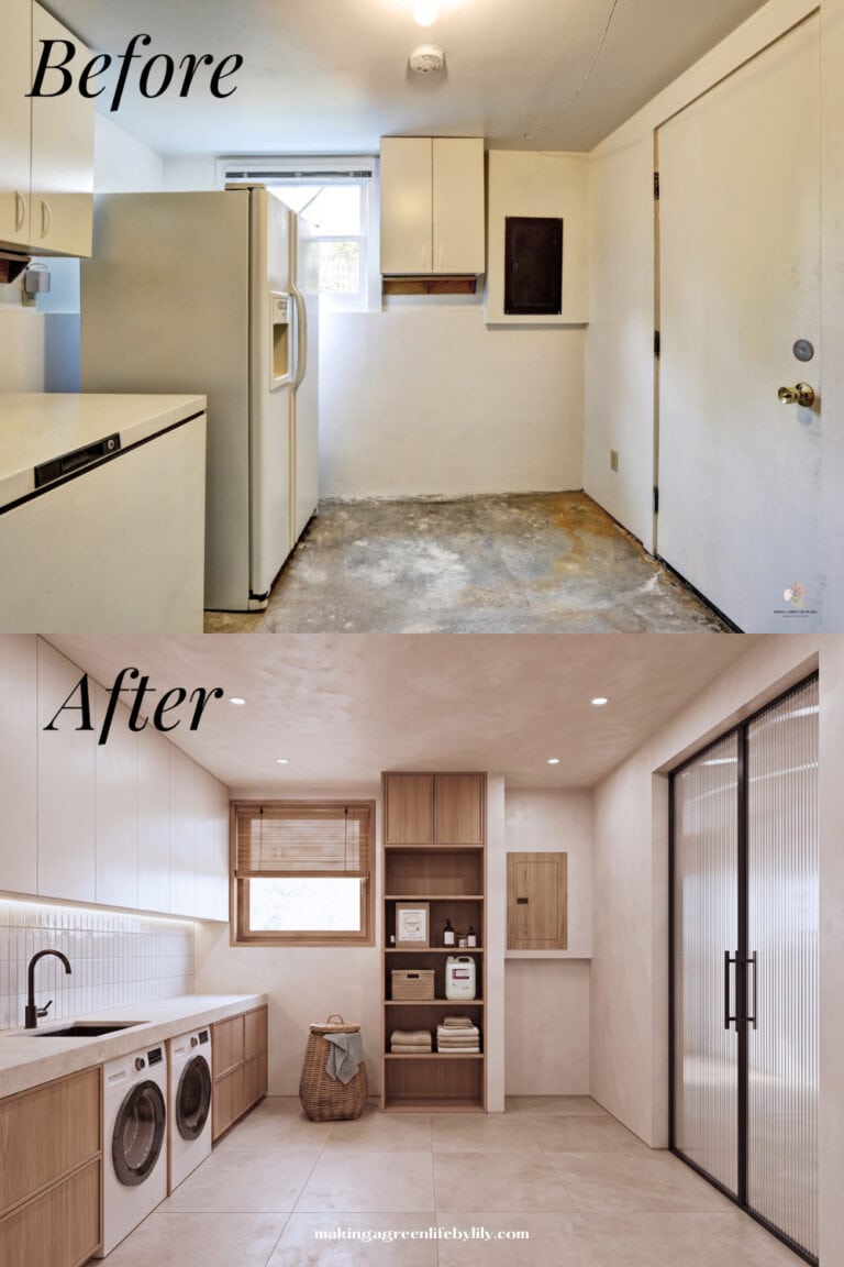 Japandi Basement Landury/Before&After