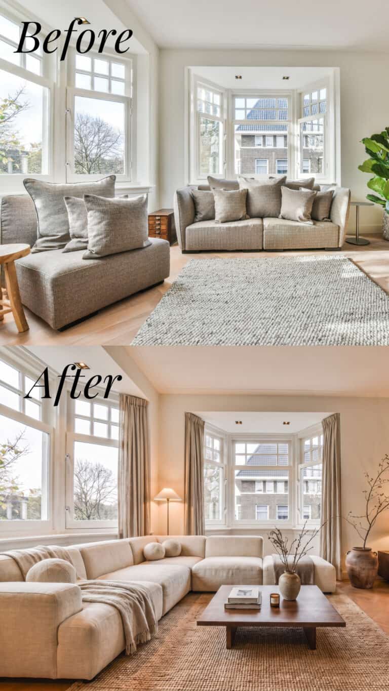 Awkward & Empty to an Entertainer's Dream, A Living Room Transformation Feature