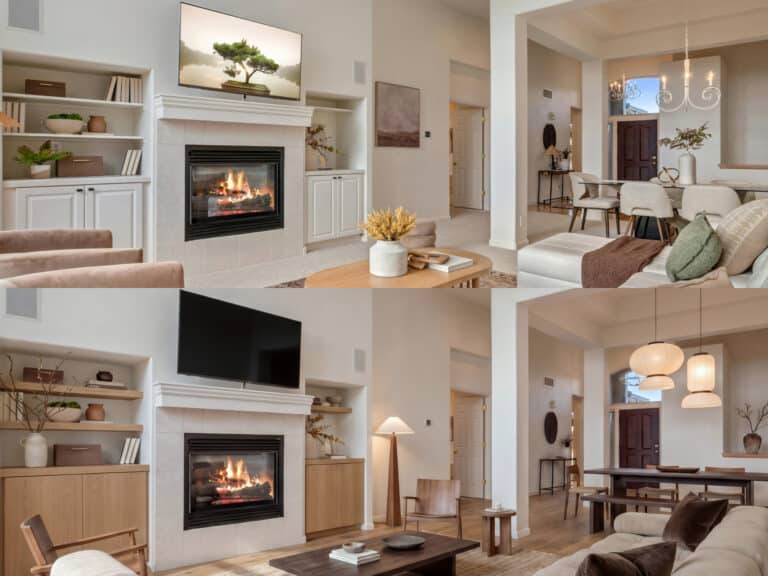 The Warm Organic Living Room Makeover